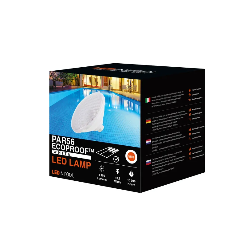 AMPOULE LED BLANCHE PAR56 13,5W ECOPROOF LEDINPOOL BY SEAMAID 2 AMPOULE LED BLANCHE PAR56 13,5W ECOPROOF LEDINPOOL BY SEAMAID – Image 2