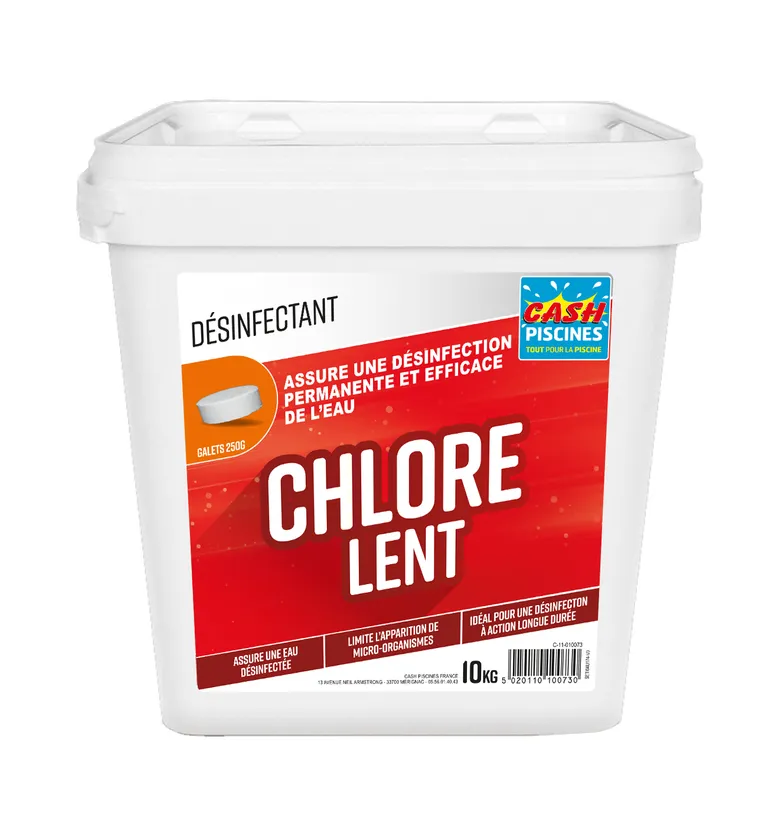 CHLORE LENT 10KG 1 CHLORE LENT 10KG