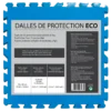 DALLES DE PROTECTION ECO BLEU 2,5m² 50 X 50 X 0,4 Cm (x10)