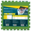 DALLES DE PROTECTION STANDARD VERT 3,24m² 60 X 60 X 0,8 Cm (x9)