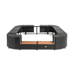 ENTOURAGE ROTIN NOIR SPA GONFLABLE 188x188cm 5 ENTOURAGE ROTIN NOIR SPA GONFLABLE 188x188cm -Bestway Boutique entourage rotin noir spa gonflable 188x188cm 2