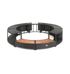 ENTOURAGE ROTIN NOIR SPA GONFLABLE Diam. 200cm 9 ENTOURAGE ROTIN NOIR SPA GONFLABLE Diam. 200cm -Bestway Boutique entourage rotin noir spa gonflable diam 200cm 4