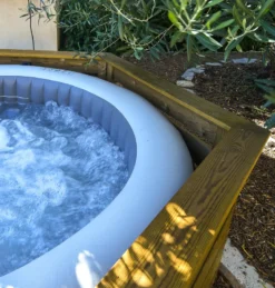 HABILLAGE BOIS POUR SPA -Bestway Boutique habillage bois pour spa 8