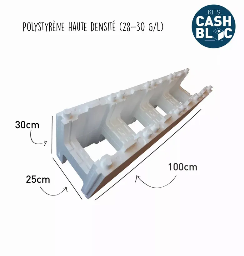 KIT PISCINE ENTERREE CASH BLOC DESIGN 4x12 M + ESCALIER 2 KIT PISCINE ENTERREE CASH BLOC DESIGN 4x12 M + ESCALIER – Image 2
