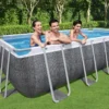 PISCINE BESTWAY POWER STEEL RECTANGULAIRE 5,49x2,74 H 1,22