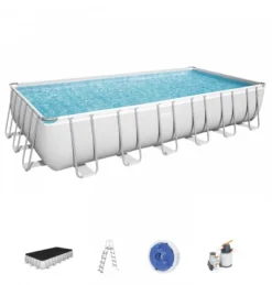 PISCINE BESTWAY POWER STEEL RECTANGULAIRE 7.32 X 3.66 H 1.32 -Bestway Boutique piscine bestway power steel rectangulaire 7 32 x 3 66 h 1 32 5
