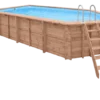 PISCINE BOIS INDIANA 6.70x4.00 H 1.38