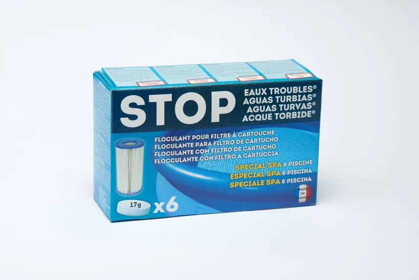 STOP EAUX TROUBLES POUR FILTRE A CARTOUCHE PASTILLES 1 STOP EAUX TROUBLES POUR FILTRE A CARTOUCHE PASTILLES