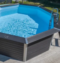 STRUCTURE PISCINE COMPOSITE OPERA 4.00 H1.20M + LINER